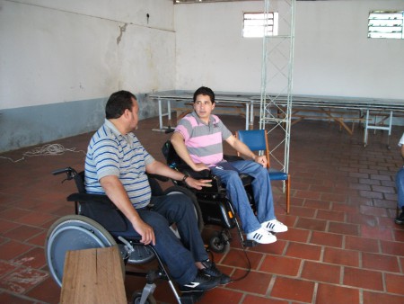 Florindo e "Beto" (Adão Gilberto) trocando idéias